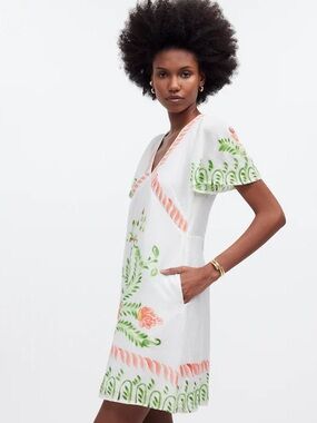Banjanan Dumitara Floral Mini Shift Dress Size‎ Medium